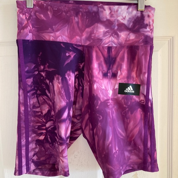 4/$30 Purple Tie Dye Bike Shorts - Picture 1 of 5